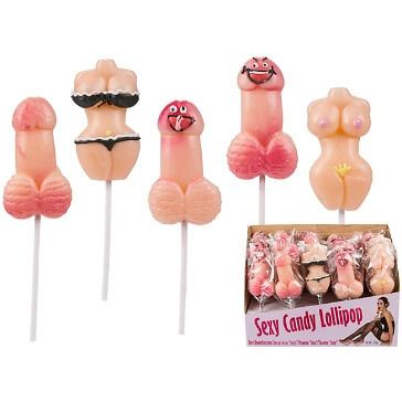 Sexy Süßwarenlollies