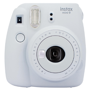 Instax Mini 9, weiß, inkl. Selfie-Linse