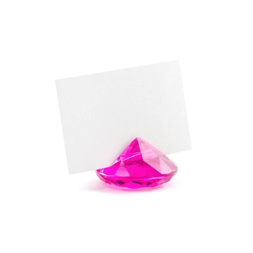 Tischkartenhalter Diamant, pink