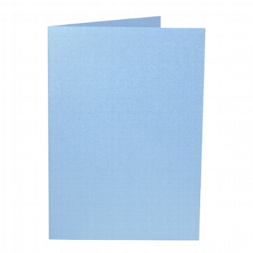 Artoz Doppelkarte "Perle" - A5 wasserblau