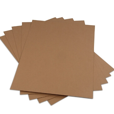 Bastelkarton aus Kraftpapier für Hochzeitskarten und Geschenkanhänger