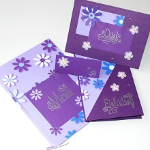 Hochzeitskarte Big Flower zum Basteln