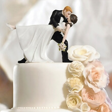 Tortenfiguren und Deko für die Hochzeitstorte