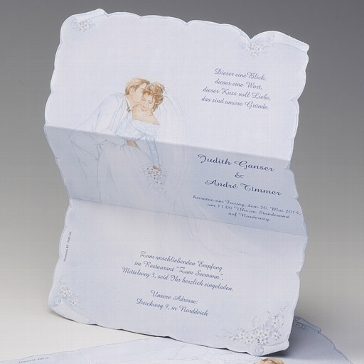 Einladungsbrief "Hedwig" als Hochzeitseinladung