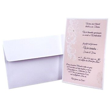Einladungskarte Hochzeit Farida