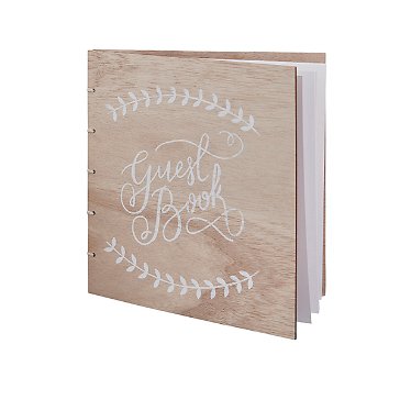 Gästebuch aus Holz