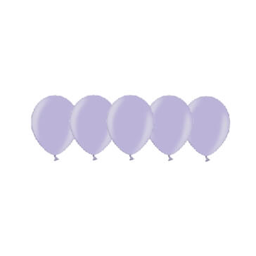 Luftballons, pastell-flieder, 25 St.