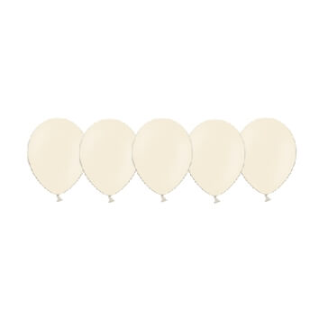 Luftballons, pastell-ivory, 25 St.