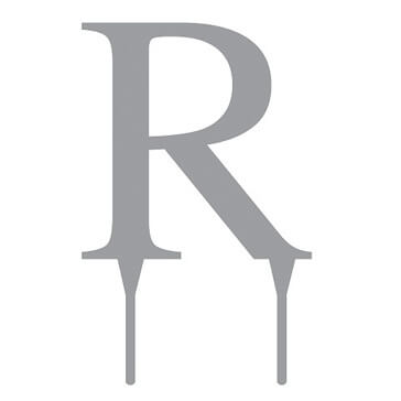 Tortenfigur Monogramm R