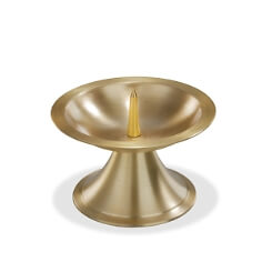 Metallleuchter, gold, gro&szlig;