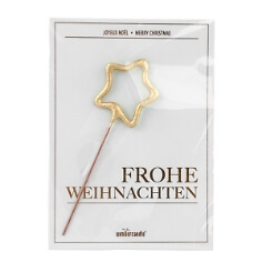 Geschenkidee Wunderkerze "Frohe Weihnachten"