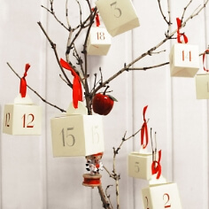 DIY-Set Adventskalender "Boxen" zum Befüllen