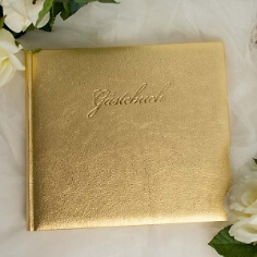 G&auml;stebuch Prag, gold