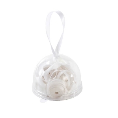 konfetti werfer weiss