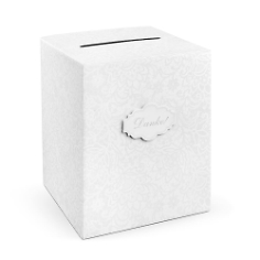 Geschenkbox Briefbox Hochzeit Weiss