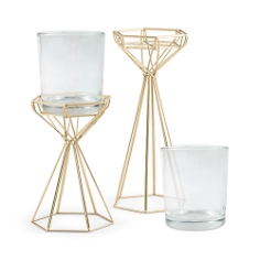 Kerzenhalter Geometric Gold Kerzenhalter Geometric Gold