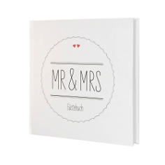 G&auml;stebuch Hochzeit "Mr & Mrs"