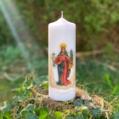 Kerze der Hoffnung Hl. Corona, 17 cm