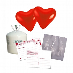 Ballongasset mit Ballonflugkarten