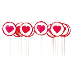 Gastgeschenk Lolli Herz