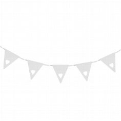 Wimpelkette "Herzen"