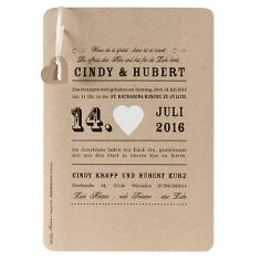 Einladungskarte Valentina Einladungskarte Valentina