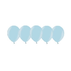Luftballons, pastell-blau, 25 St.