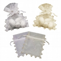 Organzasäckchen Perlenglanz Organzasäckchen Perlenglanz