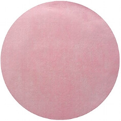 Platzset Kreis aus rosafarbenem Vlies für die Hochzeit Platzset Kreis aus rosafarbenem Vlies für die Hochzeit