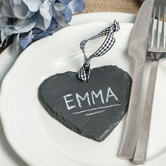 Gastgeschenk Schiefernherz, mittel Gastgeschenk Schiefernherz, mittel