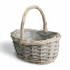 Streukörbchen Weide klein natur lasiert Streukörbchen Weide klein natur lasiert