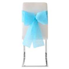 Stuhlschleifen Vlies, türkis, 10 St. - Elegante Stuhlschleifen in türkis Stuhlschleifen Vlies, türkis, 10 St. - Elegante Stuhlschleifen in türkis