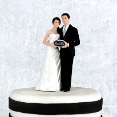 Tortenfigur Mr&Mrs