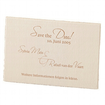 Save-the-Date Karte "Sylvie"
