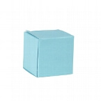 Faltschachtel "Mini Würfel" hellblau - Gastgeschenk für Hochzeit