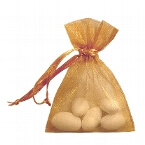 Organzasäckchen karamell