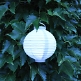 LED Lampion Weiss
