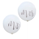 XXL Ballons Mr & Mrs für die Hochzeit