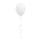 Deckenballons Hochzeit, weiss