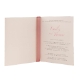 Einladungskarte Hochzeit Leana, rosé, Innenansicht