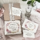 Hochzeitseinladung Alexandra im Boho Stil aus Kraftpapier Karteninhalt
