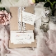 Hochzeitseinladung Alexandra im Boho Stil aus Kraftpapier Karteninnenansicht