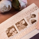 Hochzeitseinladung Emmy romantisch mit Fächer in rosa im Detail