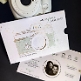 Hochzeitseinladung Fotokarte im Design einer Kamera in Mint - Teile