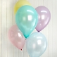 Luftballon-Set, pastell, 25 St.
