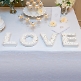 Hochzeitsvase Buchstabenschale LOVE