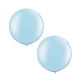 Luftballons, rund, pastell-blau, 2 St.