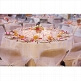 Tischdecke Vlies mit Hochzeitsdeko