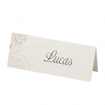 Tischkarte "Lola" für die Hochzeitsfeier