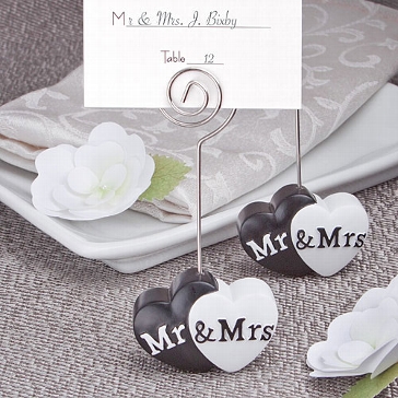 Tischkartenhalter Hochzeit "Mr & Mrs"